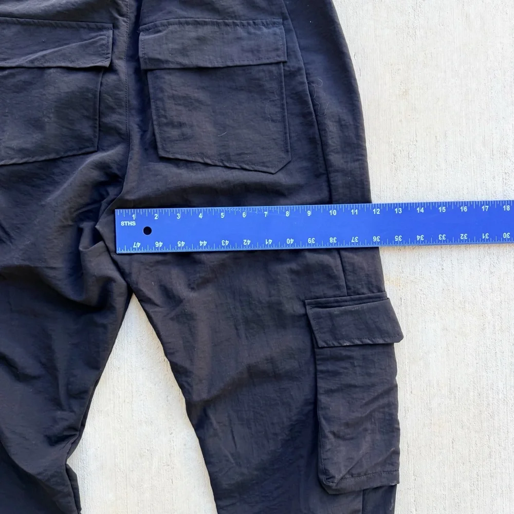 Rhude Rifle Nylon Cargo Pants Black Size Large Made In USA Flight Utility - Picture 9 of 11